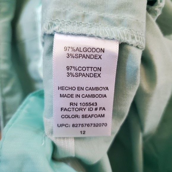 NWT Daisy Fuentes size 12 capris. - Picture 5 of 6